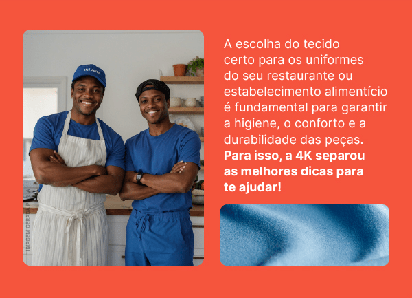 Uniformes para o Setor Alimentício